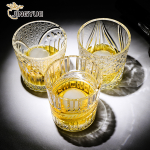 Verres à whisky <span class=keywords><strong>vintage</strong></span> japonais 10oz, verres à whisky à l'ancienne, verres ronds transparents pour bourbon et cognac - Product Image 2