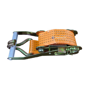 Cinghie di Fissaggio a Cricchetto Personalizzate da 2 3 4 Pollici 50 75mm per Carichi Pesanti con Gancio Piatto, Cinghie in Poliestere per Ancoraggio Merci - Product Image 4