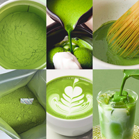 Poudre de Latte Matcha Instantané en Sachet 3-en-1, Préparation Pré-mélangée au Thé Vert Matcha, Marque Privée, OEM, Saveur Personnalisée, Sachet Cérémonial