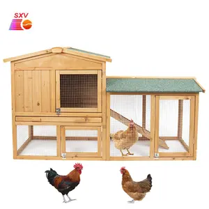 Hölzerner Hühner käfig im Freien großer inländischer hölzerner Hühnerstall