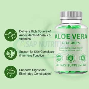 Gomitas de Extracto de Aloe Vera Orgánico de Marca Privada ASAP para la Salud Digestiva y el Apoyo Inmunológico en Adultos - Product Image 3