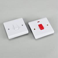 Prise murale double USB de qualité supérieure, norme britannique 13A, avec interrupteur, pour la maison et le bureau