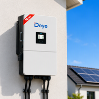 Onduleur hybride Deye 20KW triphasé 380V pour stockage d'énergie photovoltaïque, système solaire domestique complet