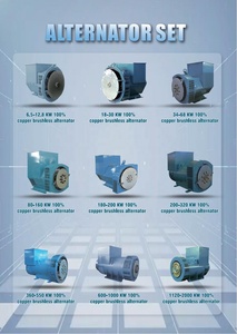 Alternador de CA Sin Escobillas 100% Cobre, <span class=keywords><strong>Generador</strong></span> Trifásico de 500 KW, 625 KVA, Frecuencia de 60 Hz para Grupo Electrógeno Diésel de Bastidor Abierto - Product Image 3