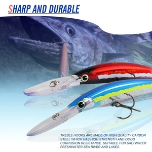เหยื่อปลอม<span class=keywords><strong>น้ำ</strong></span>เค็ม FJORD Wholesale Minnow ขนาด 130 มม. <span class=keywords><strong>น้ำ</strong></span>หนัก 24 กรัม เหยื่อผิวน้ำ เหยื่อลาก - Product Image 2