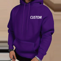 Sweat à capuche épais et personnalisable pour hommes Boxy Blank Plain Thick Cotton Oversized Fleece ODM Supplier for Autumn Season