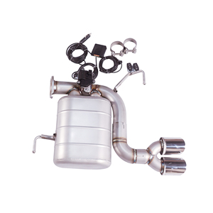 Pour <span class=keywords><strong>BMW</strong></span> 316i 320i 2.0L E90 N45 B16 2007, silencieux d'échappement haute performance Catback Valvetronic 304SUS, simple <span class=keywords><strong>sortie</strong></span> <span class=keywords><strong>double</strong></span> <span class=keywords><strong>sortie</strong></span> - Product Image 2
