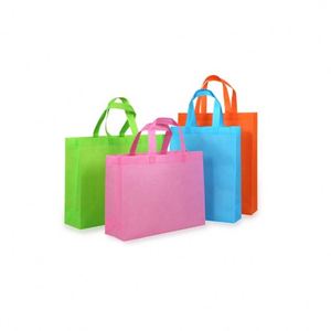 Wholesale Custom <b>Reusable</b> Non-woven Flat <b>Bag</b> with Lamination Eco-friendly Promotional <b>Shopping</b> <b>Bags</b> - Product Image 2