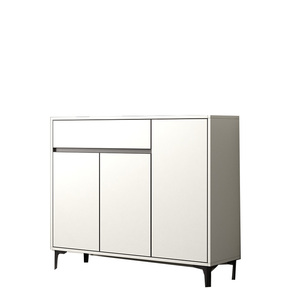 Mueble de Almacenamiento de Zapatos Blanco Minimalista 2026 para Sala de Estar, Material MDF Ecológico, Ahorro de Espacio, Mueble para Entrada - Product Image 1