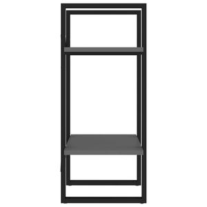 W2B VidaXL medio libro Cabinet Grey legno ingegnerizzato pieghevole soggiorno mobili per uso ufficio o officina - Product Image 5