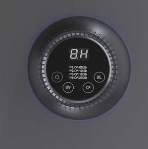 เครื่องกำเนิดโอโซนแบบพกพา เครื่องฟอกอากาศ ยูวี อัลตราไวโอเลต พร้อมระบบฟอกอากาศด้วยประจุลบอัจฉริยะ หน้าจอสัมผัส สำหรับ<span class=keywords><strong>บ้าน</strong></span>สัตว์เลี้ยง - Product Image 2