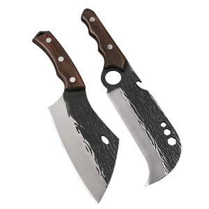 Forged sickle, multi-functional hook knife, portable <b>camping</b> knife, sharp bamboo cutter, mountain knife, outdoor tree chopping - Product Image 3