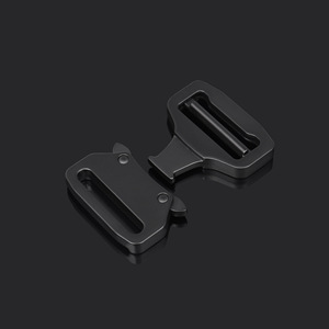 Hebilla de Liberación Lateral de Aleación de Zinc de 38 mm, Negra, Resistente, para Bolsas - Product Image 1