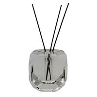 Diffuseur de parfum d'ambiance naturel à base d'huiles essentielles sans alcool, en verre carré, mini 50 ml, parfum longue durée, diffuseur de fleurs, rafraîchisseur d'air