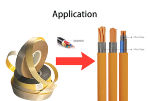 เทปไมกาแบบยืดหยุ่นพร้อมกาวเรซินอีพ็อกซี่สำหรับ<span class=keywords><strong>สาย</strong></span><span class=keywords><strong>ไฟ</strong></span>วัสดุเสริมต่างๆ - Product Image 2