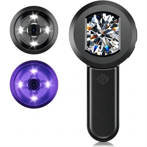 Chất lượng cao Kính lúp 100X với 8 LED ánh sáng 2 inch màn hình kỹ thuật số kính lúp - Product Image 1