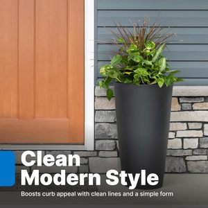 Thời tiết kháng Trọng lượng nhẹ cao vòng Matte finashed bề mặt nhựa trồng hộp với một tiết kiệm đất chèn cho vườn - Product Image 4