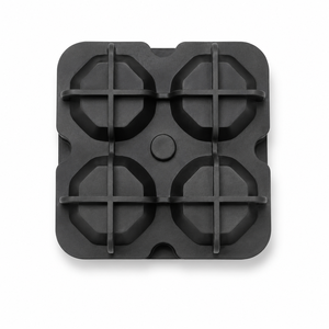 Molde de Hielo de Silicona Ecológico con Logotipo Personalizado, 4 Cavidades en Forma de Diamante, Reutilizable, Apto para Congelador, Capacidad de 1-10L para Whisky, Vodka y Cócteles - Product Image 4