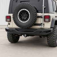 Jeep Wrangler JK 2007 2018 10. Yıl Dönümü Arka Tampon Ağır Hizmet Tipi Manganez Çelik Off Road Kurtarma 4x4 Aksesuarları