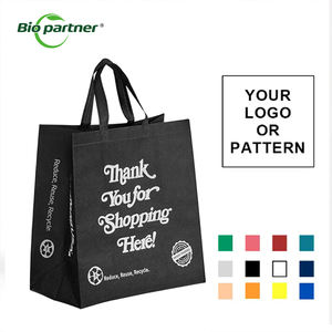 Bolsa de compras reutilizable con logotipo impreso personalizado, bolsas de mano no tejidas, embalaje de ropa, bolsa de mano no tejida - Product Image 2