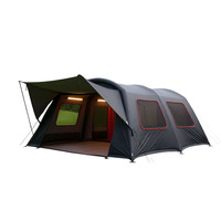 Carpa Túnel Inflable Portátil para Exteriores, 4-6 Personas, Resistente al Viento y a las Tormentas, Doble Capa de Poliéster, Montaje Rápido, Grande, para las Cuatro Estaciones