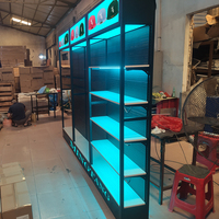 Support d'affichage lumineux pour chapeaux et marchandises Fanghua, unité d'affichage lumineuse fonctionnelle pour chapeaux et articles