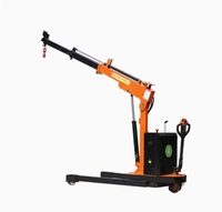 Vente directe d'usine petite grue électrique mobile rotative de 1300kg