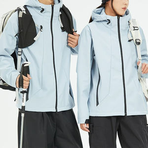 Giacca Unisex Antivento e Impermeabile per Escursionismo, Casual con Cappuccio, Traspirante e Leggera per Sport all'Aperto e Arrampicata in <span class=keywords><strong>Montagna</strong></span> - Product Image 5