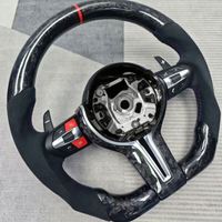 Volant sport en fibre de carbone personnalisé pour les séries 6 et 7, design LED, pour modèles F10 F20 F30 F31 F32 F36 M3 F80 M4