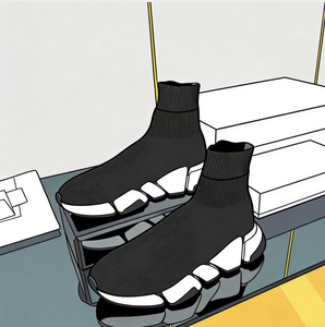 Zapatillas deportivas de diseño de alta calidad para dropshipping, zapatillas de running de moda, zapatillas de caña alta tipo calcetín, zapatillas deportivas ligeras de malla para hombre y mujer - Product Image 2