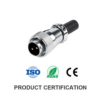 WS20 Aviation Plug Factory 7-Day Shipping Connecteur femelle circulaire à écrou arrière pour câble de connexion d'alimentation automobile 2-12 cœurs