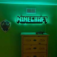 Décoration de salle de jeu MC à changement de couleur, manette de jeu, décoration murale cool pour fête, enseigne au néon, lumière LED pour chambre de joueur
