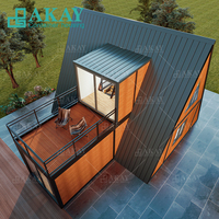 Villa Préfabriquée de Luxe, Maison Moderne en Bois, Cabine Airbnb en Forme de A, Kit Triangulaire, 3 Chambres, Cottage Personnalisé