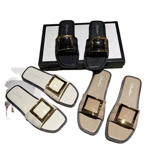 Sandalias Planas Baratas al por Mayor, Zapatos <span class=keywords><strong>de</strong></span> <span class=keywords><strong>Mujer</strong></span>, Pantuflas para <span class=keywords><strong>Mujer</strong></span>, <span class=keywords><strong>Chanclas</strong></span>, Zapatos <span class=keywords><strong>de</strong></span> <span class=keywords><strong>Playa</strong></span> para Exteriores, Sandalias Planas <span class=keywords><strong>de</strong></span> Verano para Chica - Product Image 1