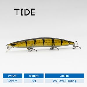 <span class=keywords><strong>TIDE</strong></span> OEM flottant 95/125/140mm vairon leurre dur leurre de pêche méné flottant pêche - Product Image 2