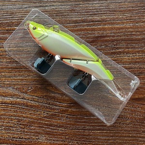 2026 <span class=keywords><strong>GAMA</strong></span> 190mm 55g Leurre de pêche rigide multi-articulé à 2 segments, nageur artificiel flottant pour achigan et brochet, avec queues DIY - Product Image 5
