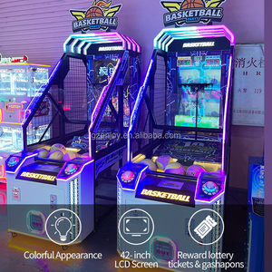 Máquina de Juego de Baloncesto para Niños, Operada con Monedas, Juego Interactivo de Competición Arcade, Gran Venta en Centros Comerciales - Product Image 3