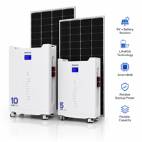 Batería de Almacenamiento Residencial Inteligente WIFI de 200Ah LiFePO4 y 10kWh, Económica y de Alta Eficiencia para Apartamentos