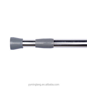 Séchoir à vêtements télescopique épaissi sans perçage, support de garde-robe de style nordique, tringle à rideau de douche de salle de bain - Product Image 1