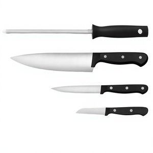 Five-piece Disposable 5Cr15 Stainless Steel Laser-patterned <b>Sharp</b> Kitchen <b>Knife</b> <b>Set</b> for Cooking Western Leather Sheath <b>Knives</b> - Product Image 3