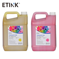 Encre à solvant 5L Konica 512i 30pl à faible odeur, écologique, pour imprimante grand format à base de solvant, pour impression de signalétique extérieure