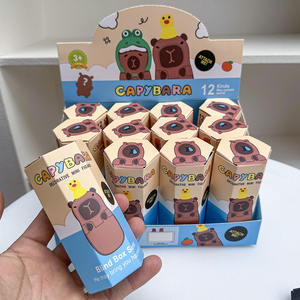 Cajas Sorpresa con Figuras de Capibara de Dibujos Animados, Decoración para Televisión y Teléfono, Adornos de PVC, Figuras de Acción, Venta al por Mayor - Product Image 1
