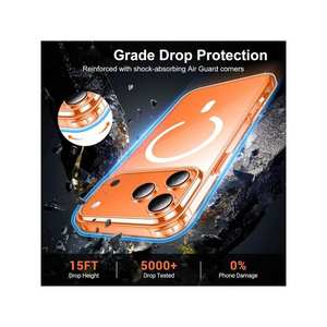 Hadaasi – coque rigide magnétique transparente pour Iphone, en acrylique transparent, résistante aux chocs, avec support de bague, matériau PMMA - Product Image 6