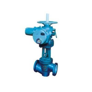 Válvula de Globo Eléctrica J941 con Conexión de Brida, Disco de PTFE, para Medios Ácidos, Temperatura Normal, Válvula de Cierre - Product Image 4