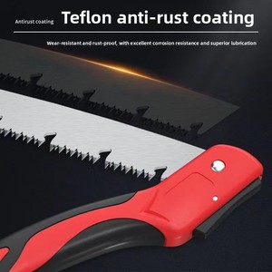 Scie pliante portable en acier au manganèse de marque fabricant pour la coupe d'arbres et le travail du bois en extérieur, vente en gros - Product Image 3