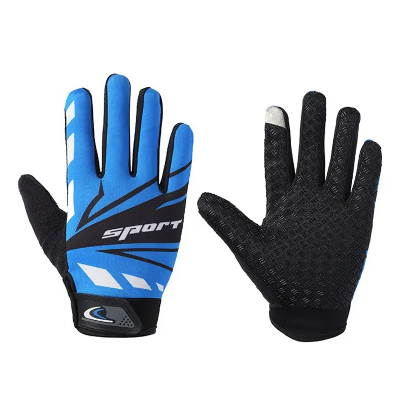 Bicycle Cycling Gloves Full Finger Men Touch Screen Nylon Bike Glove For Bike Riding