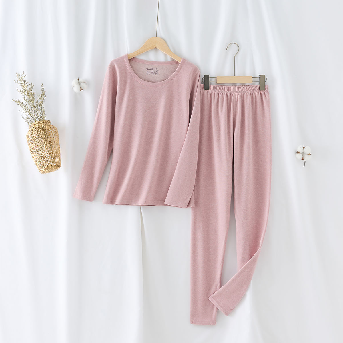 Women's Cashmere Silk Thermal Underwear Set Winter Long Johns Plus