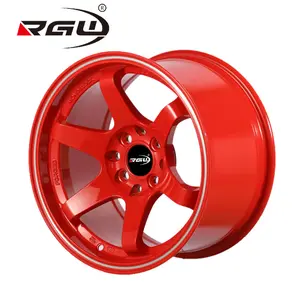 604 Cerchioni 17 Pollici spor araba 6 konuştu satış sonrası 17x7.5J Mags 4 delik 5 Lug alüminyum alaşım tekerlek 17 inç jantlar 4x100 5x114.3