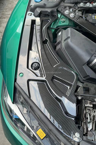 Dry Carbon Fiber Headlight Cover <strong>Engine</strong> Bay Trim Set Fit for BMW G80 M3 G82 M4 2020+ - Product Image 4