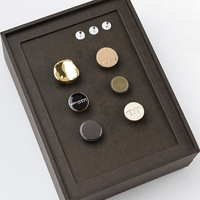 Bouton en métal gaufré personnalisé Rivets de bouton en jean accessoires de vêtement d'usine vintage avec motif de logo étoile coeur en diamant